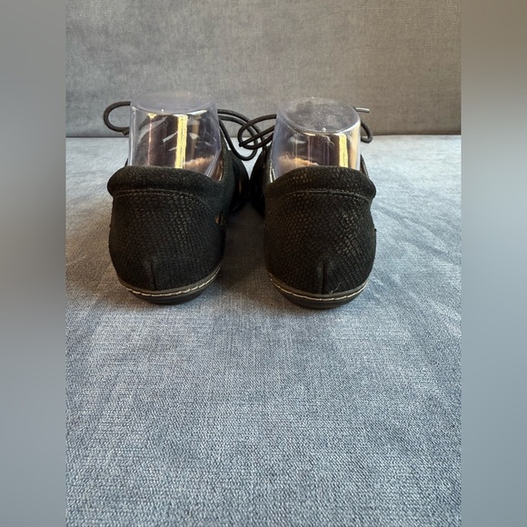 Earth Plover Sandals Shoes Woman’s SZ 7 Black Leather Lace Up Casual Comfort - Picture 5 of 10